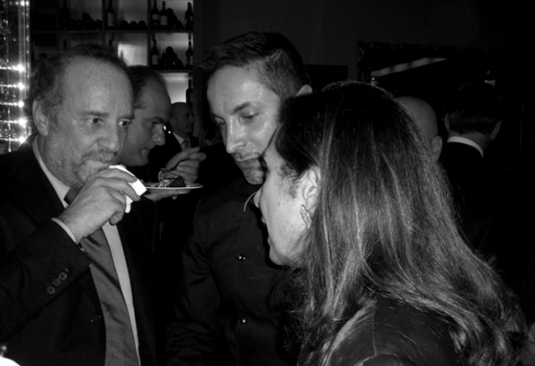 Renato Ardovino con Clemente Mimun e Cesara Buonamici